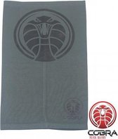 Bandana Cobra grijs voorzien van PM2.5 Filter + 5 PM2.5 Filters | Stretch | 140gsm anti-UV Polyester | 25 x 50cm