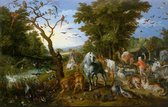 Pieter Breughel  - Onderweg naar de Ark van Noah (1000 stukjes, kunst puzzel)