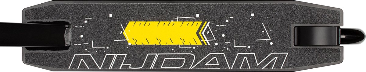 Nijdam Stuntstep - Director - Zwart/Geel- Aluminium — afbeelding 7