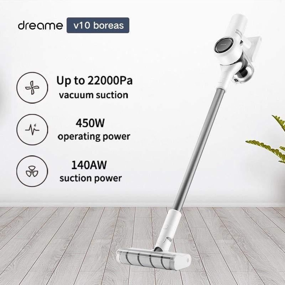 Xiaomi Dreame Vacuum Cleaner V10 Aspirateur Balai sans fil
