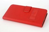 Rood hoesje Apple iPhone 6-6S Plus - Book Case - Pasjeshouder - Magneetsluiting