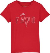 FAVORIETJE ROOD T-SHIRT KIDS