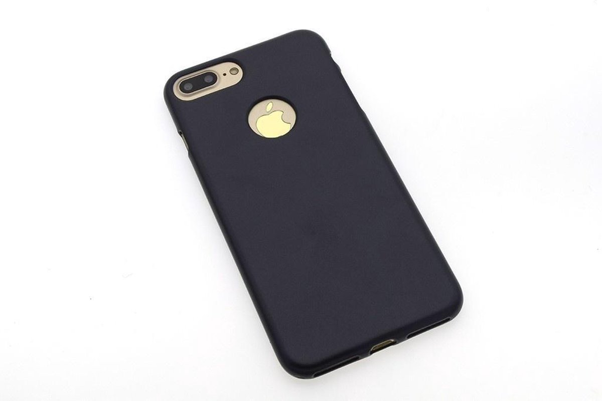 Backcover hoesje voor Apple iPhone 7 Plus- Apple iPhone 8 Plus - Zwart- 8719273242476