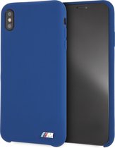 Blauw hoesje BMW - Backcover - Soft Touch - iPhone Xs Max - Hoogwaardige kwaliteit