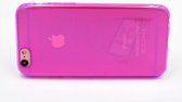 Backcover hoesje voor Apple iPhone 6/6S - Roze semi transparant- 8719273213209