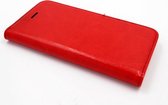 Rood hoesje iPhone 7-8 - Book Case - Pasjeshouder - Magneetsluiting