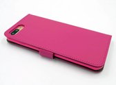 Roze hoesje voor iPhone 7-8 Plus - Book Case - Pasjeshouder - Magneetsluiting