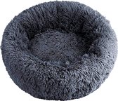 Snuffel Luxe Hondenmand / Kattenmand - 80 cm - Wasbaar - Superzacht/Comfortabel - Rond - Kattenmanden/Hondenmanden - Pluche Katten/Honden Mand - Donut Kattenmandjes/Poezenmand - Ho