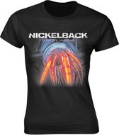 Nickelback Dames Tshirt -L- Feed The Machine Zwart