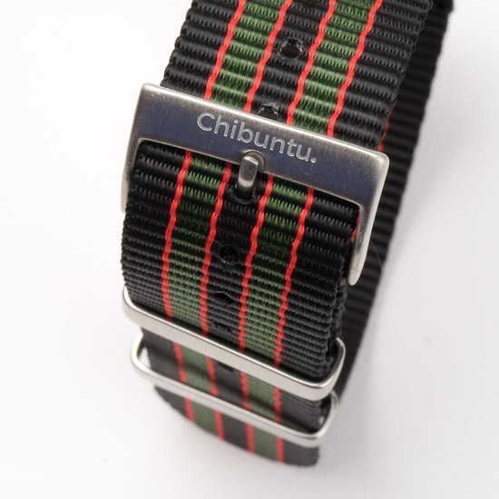 Chibuntu® - Vintage James Bond Nato Strap - Nato Strap collectie - Mannen - Horlogebanden - 22mm bandbreedte