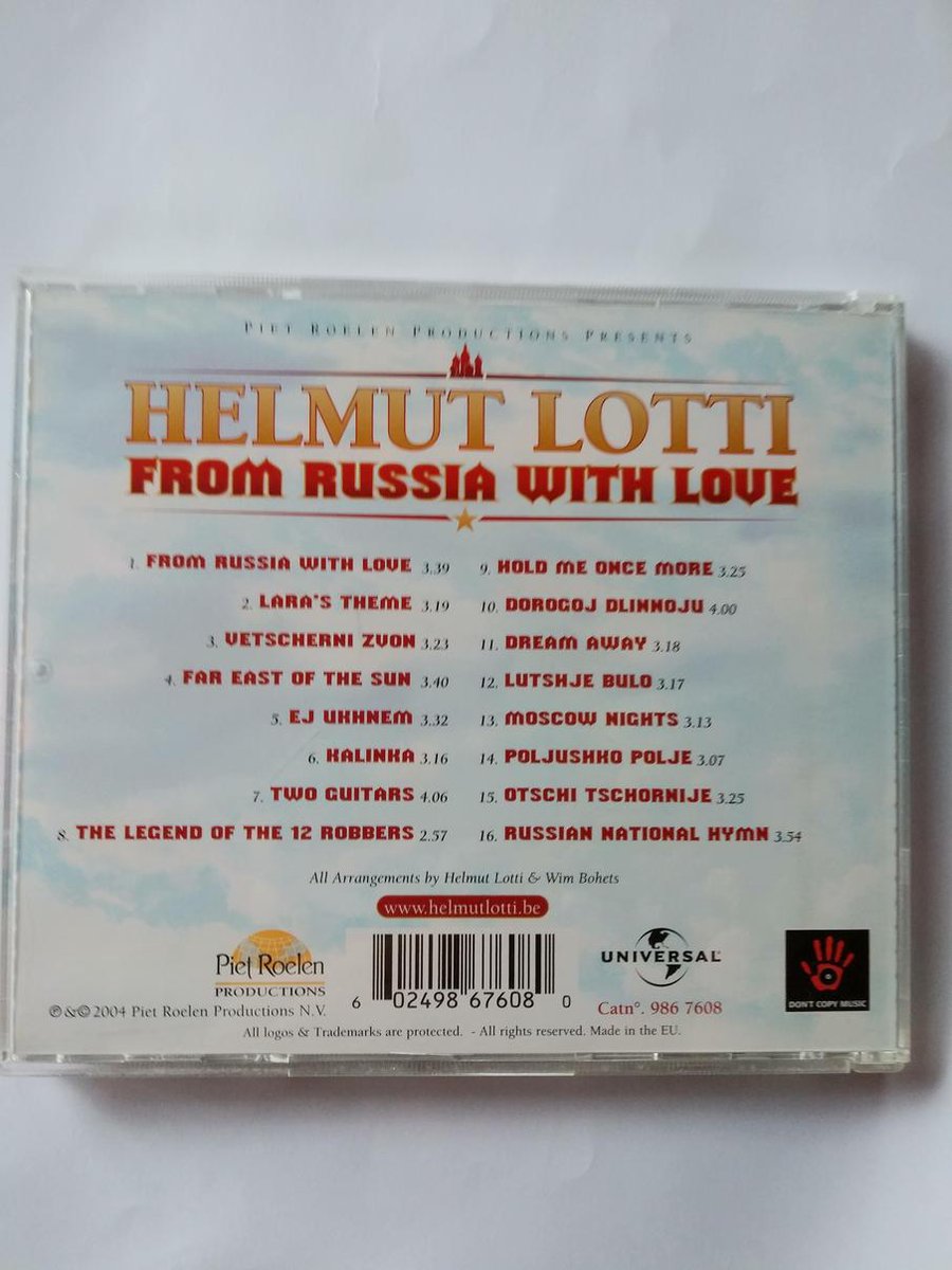 Helmut Lotti from Russia with love, Helmut Lotti | CD (album