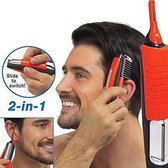 All-in-1 Trimmer-Elektrisch scheerapparaat-trimmerset-mannelijk-baard-neus-oor-wenkbrauwen-haar-oranje-LED Licht Scheermes