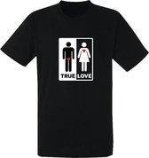 True Love heren t-shirt | vrijgezellendag | grappig | cadeau | maat M