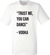 Dance with Vodka heren t-shirt | festival| grappig | cedeau | maat XL