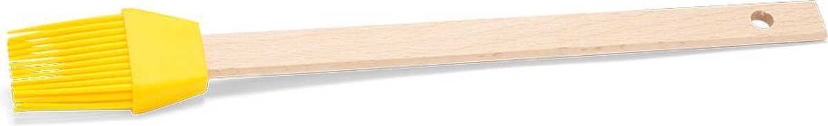 Patisse Bakkwast 27 Cm Siliconen/hout Geel