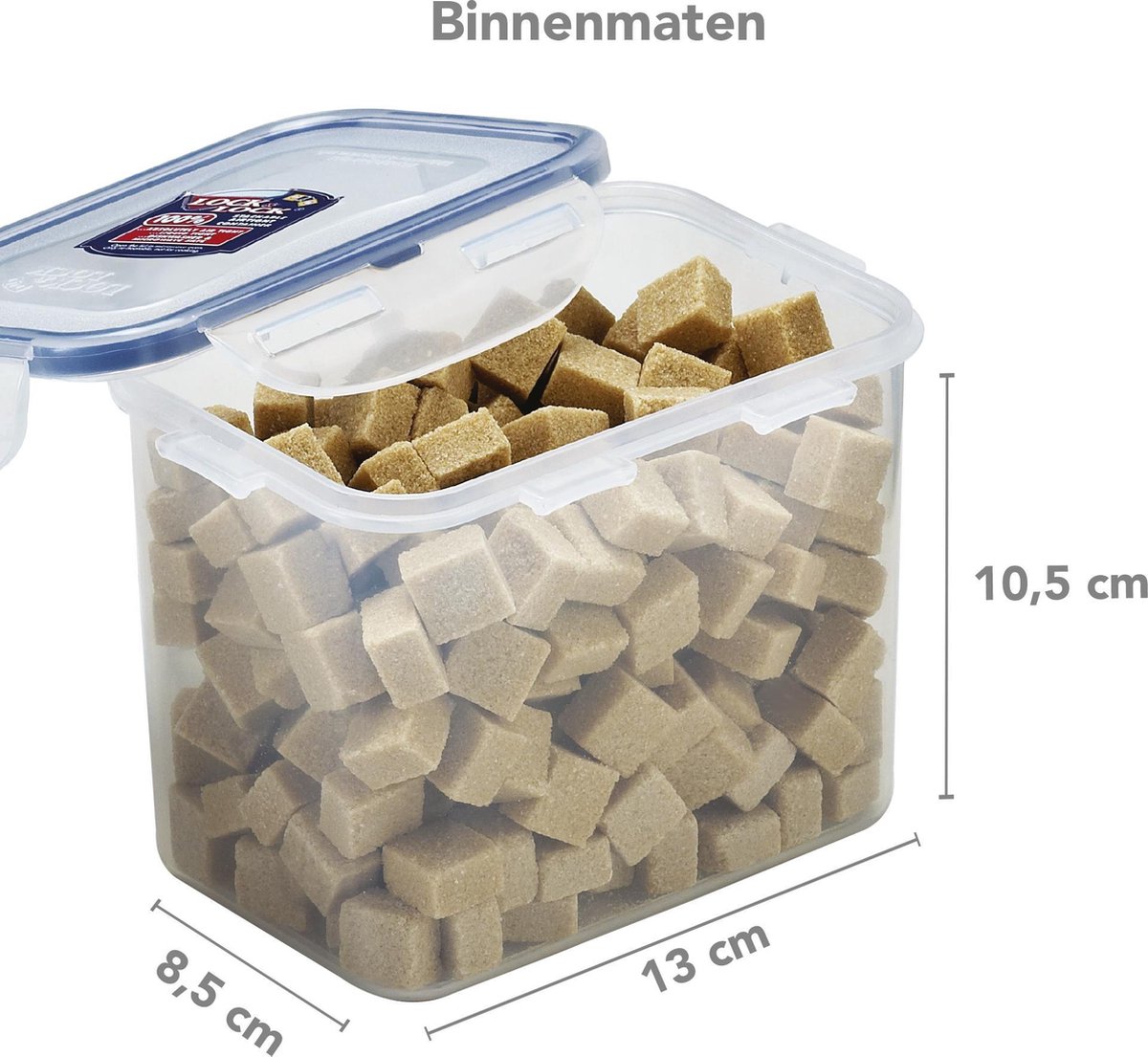 Lock&Lock Vershoudbakjes set met deksel - Diepvriesbakjes - Diepvriesdozen - Bewaarbakjes - Bewaardozen voedsel - Vershouddoos - Luchtdicht - Lekvrij - BPA vrij - PFAS vrij - Transparant - 1 liter - Set van 4 Stuks - LocknLock — cadeau in Cadeau-ideeën - foto 7