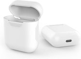 Witte Airpod hoesje silicone case