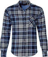 Scotch & Soda Overhemd - Slim Fit - Blauw - XXL