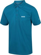 Regatta Polo Sinton Heren Katoen Groenblauw Maat Xxl