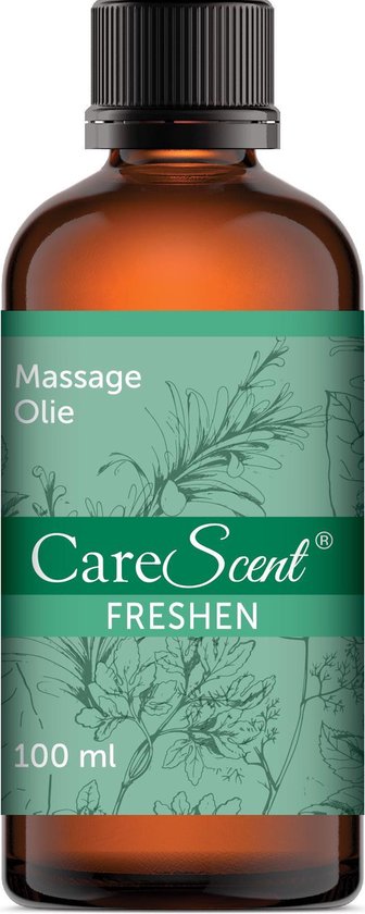 CareScent Freshen Massage Olie | Incl. Lavendel / Eucalyptus / Pepermunt Olie | Massageolie - 100 ml