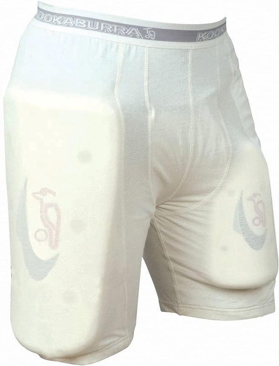 Kookaburra Onderbroek Protective Shorts Junior Katoen Wit Mt 152