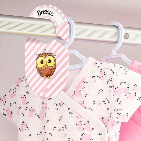 Lot De 8 Séparateurs De Penderie Pour Bébé, Pour Cintres, Garde-robe