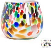 Design vaas Fiore - Fidrio CANDY - glas, mondgeblazen - hoogte 15 cm
