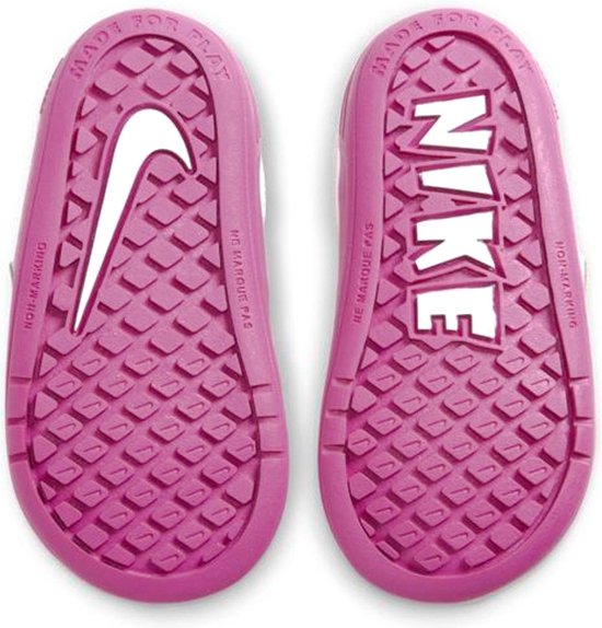 Nike Sneakers - Maat 26 - Meisjes - wit/roze/zwart | bol.com