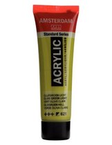 Acrylverf - 621 Olijfgroen Licht - Amsterdam - 20 ml