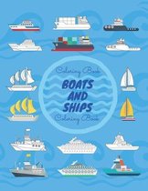 Boats and Ships coloring book!