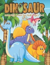 Dinosaur Coloring Book for Kids Ages 4-8