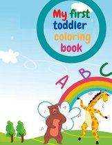 First toddler coloring book