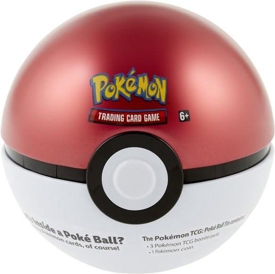 Afbeelding van het spel Pokémon Verzamelblik Pokeball Rood/wit