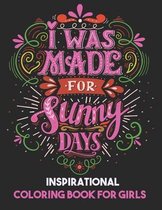 Inspirational Coloring Book for girls