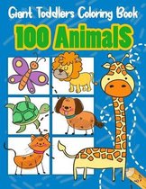 Giant Toddlers Coloring Book 100 animals