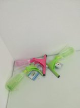Ultra Clean - raamwisser met sproeier - 3 stuks - groen en roze