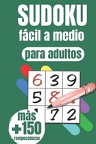 Libro de Sudoku para adultos de facil a medio