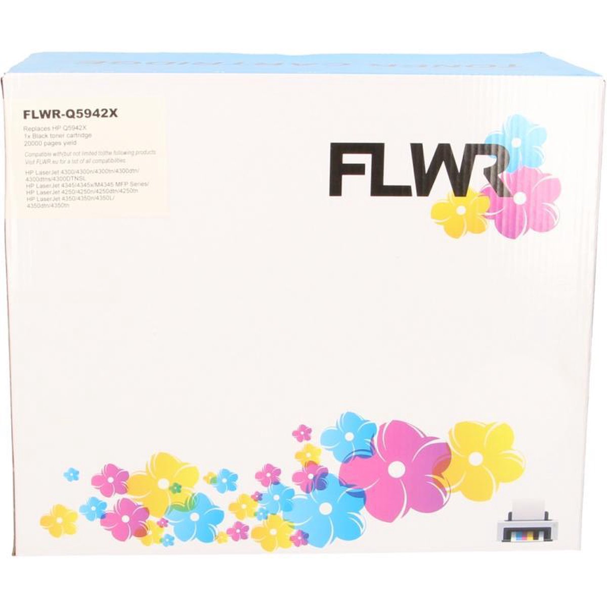FLWR - Toner / 42X / Zwart - Geschikt voor HP