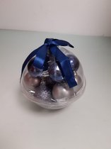 Kerstballen set, blauw ( 14 stuks )