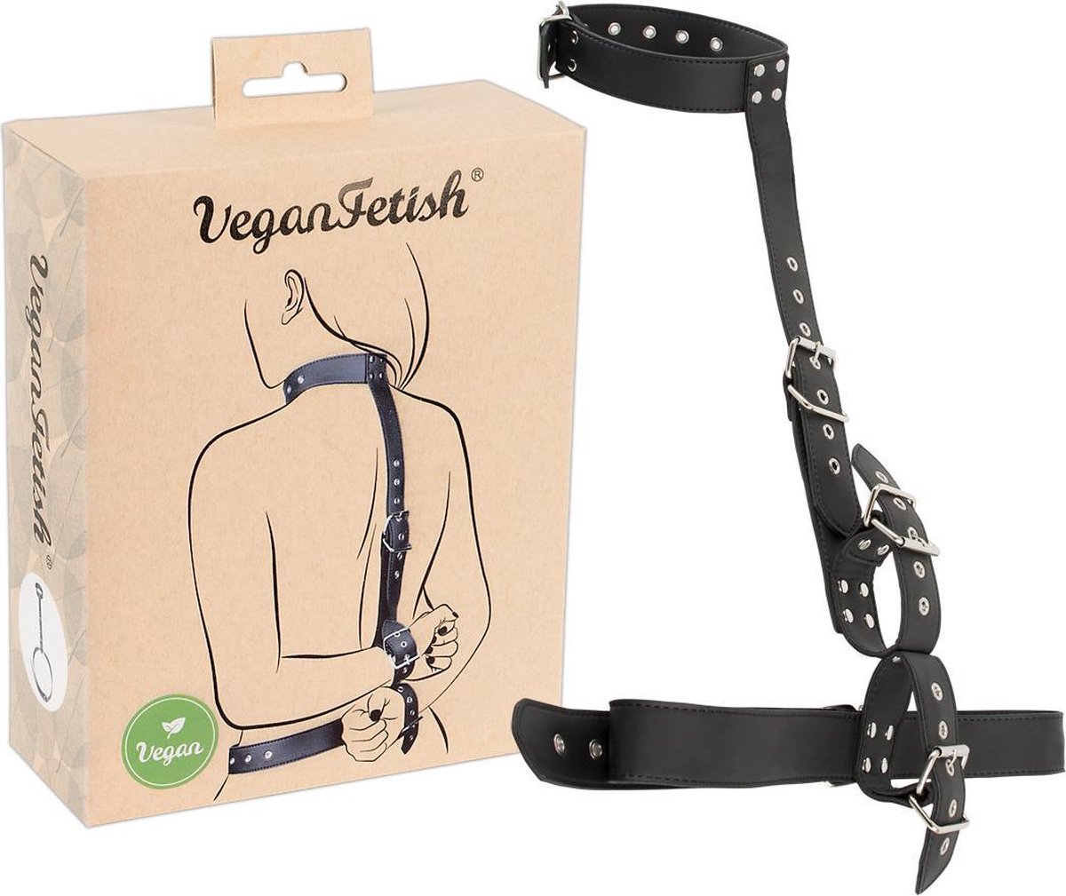 Goedkoopste Vegan Fetish Vegan Hals En Armen Bondage Set