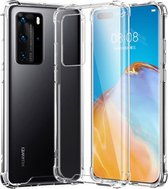 Huawei p40 pro hoesje shock proof case - Huawei p40 pro plus hoesje shock proof case hoes cover transparant