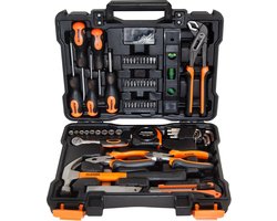 ALDORR Tools - 73-Delige gereedschapsset in koffer - Toolbox - Gereedschapskoffer Gevuld - Gereedschapskist - Schroevendraaierset - Aluminium - Handgereedschap - Basisgereedschap - Met Momentsleutel Ratel - Cadeau voor mannen - Housewarming Cadeau ALDORR Tools - 73-Delige gereedschapsset in koffer - Toolbox - Gereedschapskoffer Gevuld - Gereedschapskist - Schroevendraaierset - Aluminium - Handgereedschap - Basisgereedschap - Met Momentsleutel Ratel - Cadeau voor mannen - Housewarming Cadeau