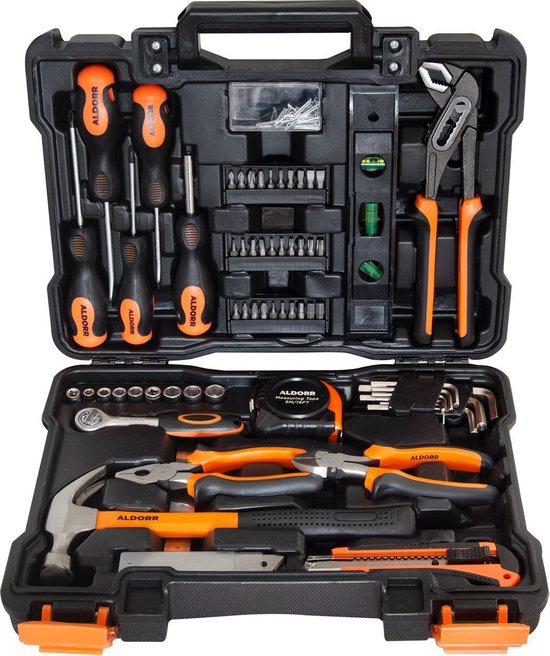 nachtmerrie bekken lof ALDORR Tools - 73-Delige gereedschapsset in koffer - Toolbox -  Gereedschapskoffer... | bol.com