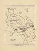 Historische kaart, plattegrond van gemeente Loppersum in Groningen uit 1867 door Kuyper van Kaartcadeau.com