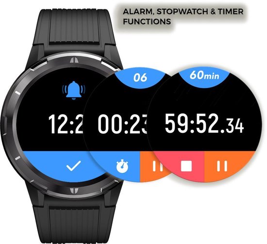 Denver SW350 Smartwatch - Activity tracker - Geschikt voor iOS & Android  - Zwart - Denver