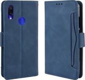 Wallet Style Skin Feel Calf Pattern Leather Case voor Xiaomi Redmi Note 7 / Note 7 Pro / Note 7S, met aparte kaartsleuf (blauw)