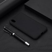 Voor Huawei Honor 8S Candy Color TPU Case (zwart)