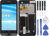 Lcd-scherm en Digitizer volledige montage met frame voor Asus Zenfone C ZC451CG (zwart)