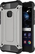 Voor Huawei P10 Lite Magic Armor TPU + PC Combinatie Case (grijs)