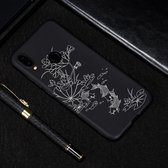 Lotus Pond Painted Pattern Soft TPU Case voor Xiaomi Redmi Note 7